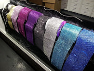Diamante Effect Mesh Banding (Diamante ribbon)