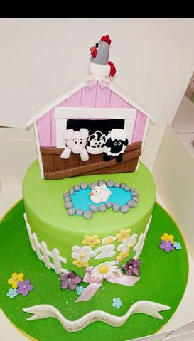 Farm Animal Cake