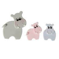 Mummy & Baby hippo cutter set