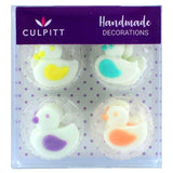 Pastel Duck Baby Sugar Decorations (Pack of 12)